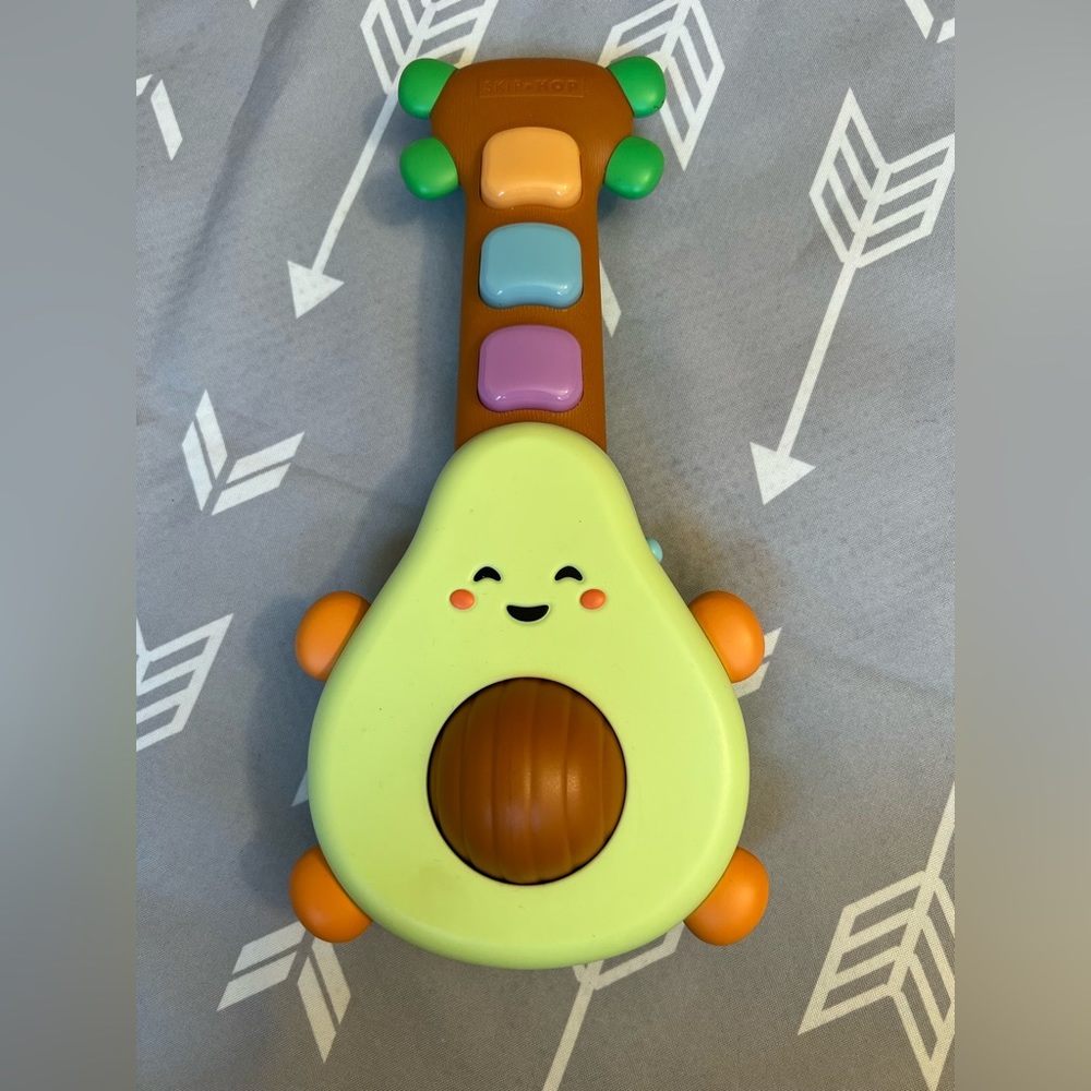 Skip Hop Baby Toy Guitar, Farmstand Grow & Play, Rock-a-mole Guitar